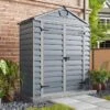 6' X 3' Palram Canopia Grey Skylight Plastic Shed (1.85m X 0.9m)