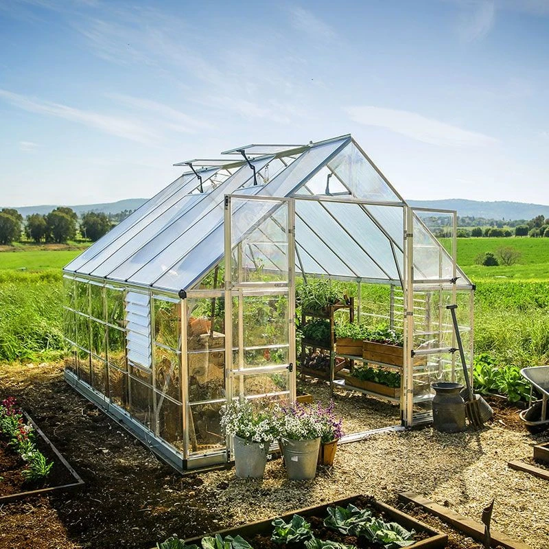 10' X 12' Palram Canopia Balance Silver Greenhouse (3.04m X 3.66m) 1 10' X 12' Palram Canopia Balance Silver Greenhouse (3.04m X 3.66m)