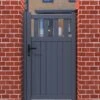 Partial Privacy Premium Aluminium Side Gate - Grey
