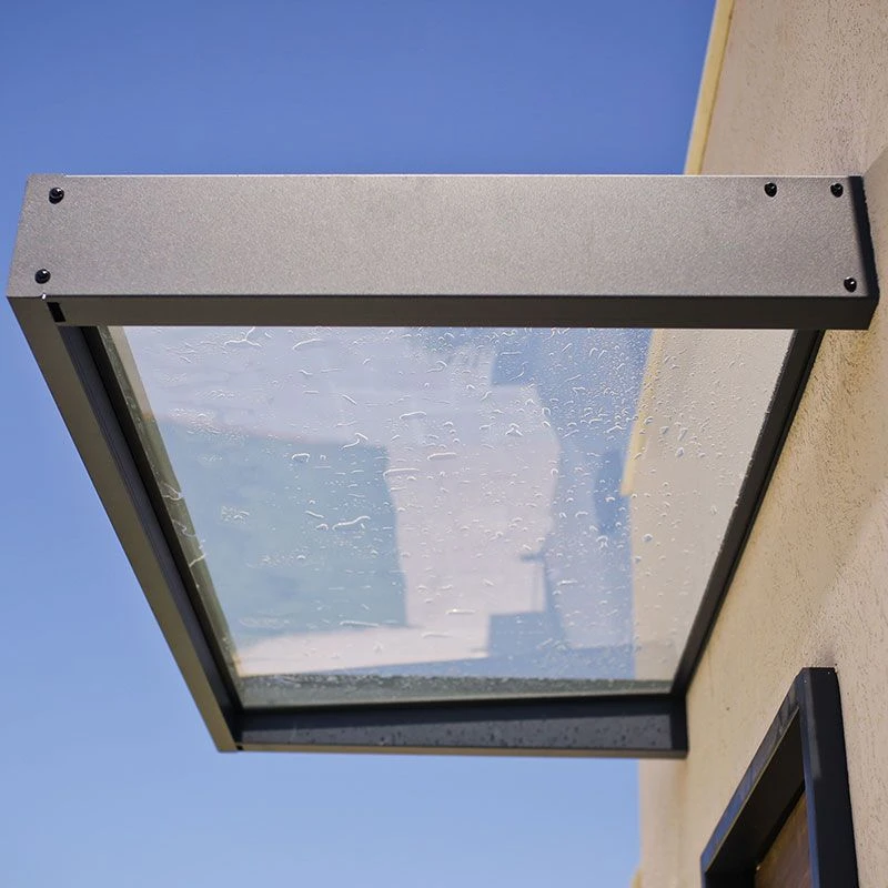 7’1 X 3’1 Palram Canopia Sophia 2150 Grey Clear Door Canopy (2.15m X 0.95m) 2 7’1 X 3’1 Palram Canopia Sophia 2150 Grey Clear Door Canopy (2.15m X 0.95m) - Image 2