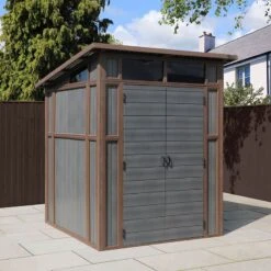 7’ X 7’ Mercia Premium Composite Pent Shed (2.03m X 2.08m)