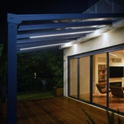 9' X 3' Palram Canopia Garden Building And Gazebo Lighting (2.7m X 1.05m) -Halls || Lifetime || Keter Sales 03 705949 9x3 palram canopia gazebo lighting insitu min