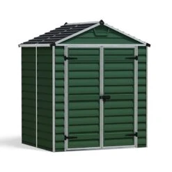 6' X 5' Palram Canopia Dark Green Skylight Plastic Shed (1.85m X 1.54m) 27 6' X 5' Palram Canopia Dark Green Skylight Plastic Shed (1.85m X 1.54m) -Halls || Lifetime || Keter Sales 03 706042hd 6x5 palram canopia green skylight shed render min