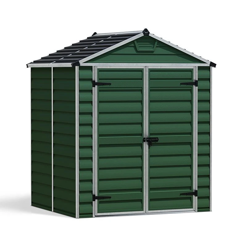 6' X 5' Palram Canopia Dark Green Skylight Plastic Shed (1.85m X 1.54m) 14 6' X 5' Palram Canopia Dark Green Skylight Plastic Shed (1.85m X 1.54m) - Image 14