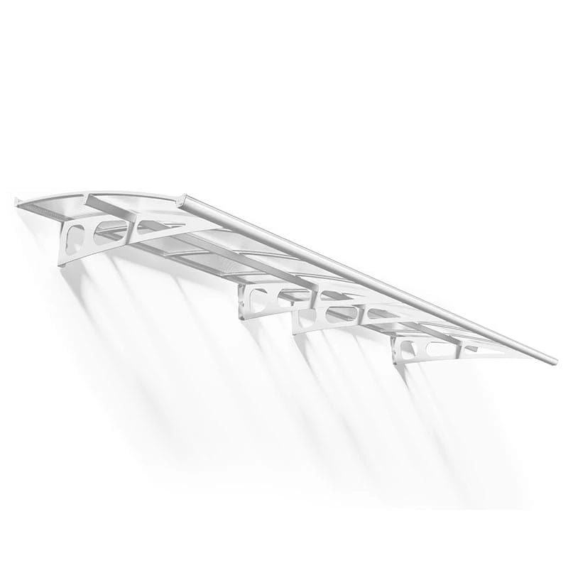 14' X 5' Palram Canopia Bordeaux 4460 Large Door Canopy - White Mist (4.47m X 1.39m) 3 14' X 5' Palram Canopia Bordeaux 4460 Large Door Canopy - White Mist (4.47m X 1.39m) - Image 3