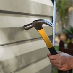 4' X 6' Palram Canopia Tan Skylight Plastic Shed (1.21m X 1.77m) -Halls || Lifetime || Keter Sales 04 703474bun 4x6 palram canopia tan skylight shed feature1 min