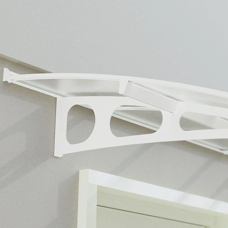 14' X 5' Palram Canopia Bordeaux 4460 Large Door Canopy - White Mist (4.47m X 1.39m) 4 14' X 5' Palram Canopia Bordeaux 4460 Large Door Canopy - White Mist (4.47m X 1.39m) - Image 4