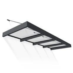 12’5 X 4’7 Palram Canopia Sophia XL 4000 Grey Clear Door Canopy (3.79m X 1.4m) -Halls || Lifetime || Keter Sales 04 706975 sophia 4000 render min