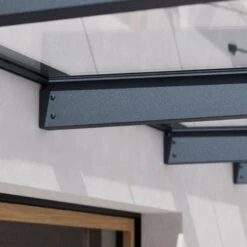 15’5 X 4’7 Palram Canopia Sophia XL 5000 Grey Clear Door Canopy (4.71m X 1.4m) -Halls || Lifetime || Keter Sales 04 706976 sophia 5000 feature1 min