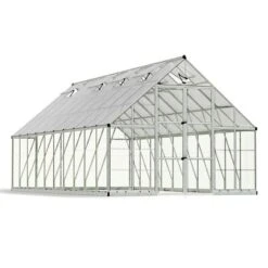 10' X 20' Palram Canopia Balance Silver Large Greenhouse (3.04m X 6.04m) -Halls || Lifetime || Keter Sales 04 707012 10x20 pc balance render min