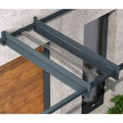 14' X 3' Palram Canopia Nancy 4100 Door Canopy - Grey (4.11m X 0.94m) 16 14' X 3' Palram Canopia Nancy 4100 Door Canopy - Grey (4.11m X 0.94m) -Halls || Lifetime || Keter Sales 05 706957 14x3 pc nancy feature min