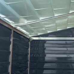 4' X 6' Palram Canopia Grey Skylight Pent Plastic Shed (1.17m X 1.77m) -Halls || Lifetime || Keter Sales 06 702624hd 4x6 palram canopia grey skylight shed feature1 min
