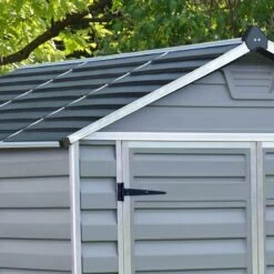 6' X 3' Palram Canopia Grey Skylight Plastic Shed (1.85m X 0.9m) -Halls || Lifetime || Keter Sales 06 705586hd 6x3 palram canopia grey skylight shed feature2 min