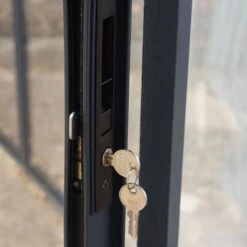 10' X 10' Palram Canopia SanRemo Grey Lean-To Conservatory (3.05m X 3.05m) -Halls || Lifetime || Keter Sales 06 706624 10x10 pc sanremo grey feature min