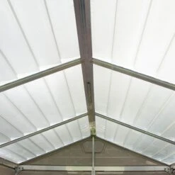 4' X 6' Palram Canopia Tan Skylight Plastic Shed (1.21m X 1.77m) -Halls || Lifetime || Keter Sales 07 703474bun 4x6 palram canopia tan skylight shed feature4 min