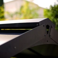 8' X 6' Palram Canopia Austin 2400 BBQ Shelter Gazebo - Black (2.84m X 1.8m) -Halls || Lifetime || Keter Sales 07 706835 8x6 pc austin feature min