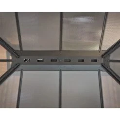 14' X 16' Palram Canopia Dallas Grey Garden Gazebo (4.22m X 4.84m) -Halls || Lifetime || Keter Sales 07 707106 14x16 pc dallas feature min