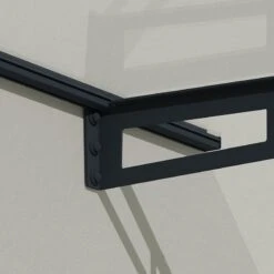 4’11 X 3’1 Palram Canopia Bremen 1500 Grey Clear Door Canopy (1.5m X 0.94) -Halls || Lifetime || Keter Sales 08 706192 bremen 1500 feature4 min 1