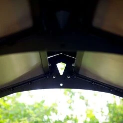 8' X 6' Palram Canopia Austin 2400 BBQ Shelter Gazebo - Black (2.84m X 1.8m) -Halls || Lifetime || Keter Sales 08 706835 8x6 pc austin feature min