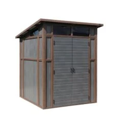 7’ X 7’ Mercia Premium Composite Pent Shed (2.03m X 2.08m) -Halls || Lifetime || Keter Sales 08 esdxl30pls027 mercia 7x7 composite shed render1 min
