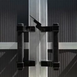 11' X 13.1' Palram Canopia Yukon Dark Grey Skylight Plastic Shed With WPC Floor (3.32m X 3.93m) -Halls || Lifetime || Keter Sales 09 705161 11x13 palram canopia yukon shed feature5 min