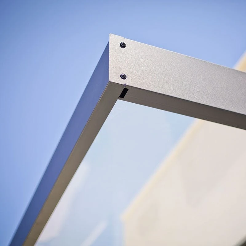 7’1 X 3’1 Palram Canopia Sophia 2150 Grey Clear Door Canopy (2.15m X 0.95m) 9 7’1 X 3’1 Palram Canopia Sophia 2150 Grey Clear Door Canopy (2.15m X 0.95m) - Image 9