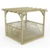 8' X 8' Forest Pergola Deck Kit No. 3 (2.4m X 2.4m)