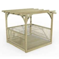 8' X 8' Forest Pergola Deck Kit No. 3 (2.4m X 2.4m)