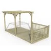 8' X 16' Forest Pergola Deck Kit No. 3 (2.4m X 4.8m)