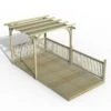 8' X 16' Forest Pergola Deck Kit With Retractable Canopy No. 6 (2.4m X 4.8m)