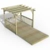 8' X 16' Forest Pergola Deck Kit With Retractable Canopy No. 9 (2.4m X 4.8m)
