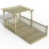 8' X 16' Forest Pergola Deck Kit With Retractable Canopy No. 10 (2.4m X 4.8m)