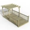 8' X 16' Forest Pergola Deck Kit With Retractable Canopy No. 11 (2.4m X 4.8m)