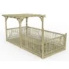 8' X 16' Forest Pergola Deck Kit No. 13 (2.4m X 4.8m)