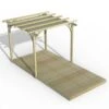 8' X 16' Forest Pergola Deck Kit With Retractable Canopy No. 1 (2.4m X 4.8m)