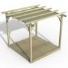 8' X 8' Forest Pergola Deck Kit With Retractable Canopy No. 1 (2.4m X 2.4m)