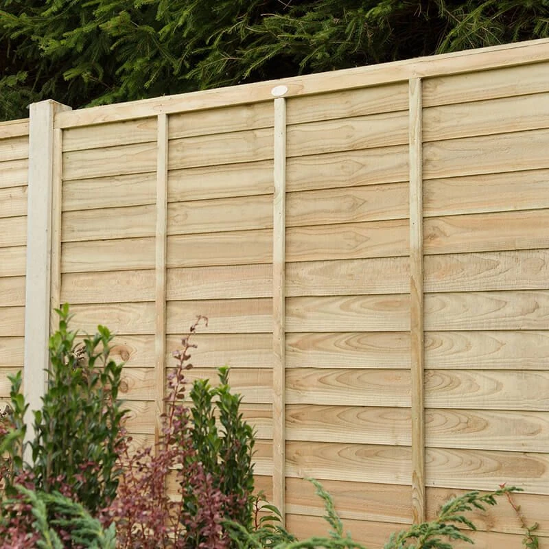 Forest 6' X 5'6 Pressure Treated Super Lap Fence Panel (1.83m X 1.68m) 1 Forest 6' X 5'6 Pressure Treated Super Lap Fence Panel (1.83m X 1.68m)