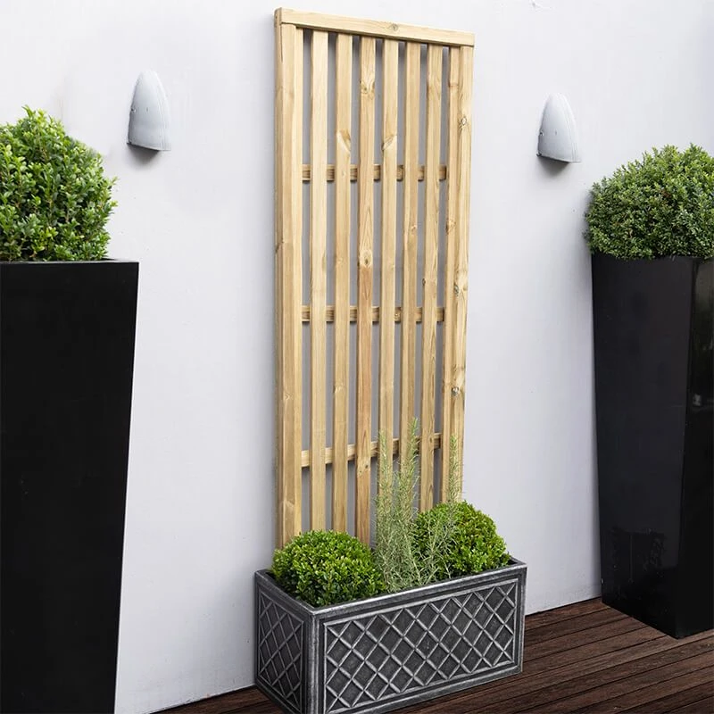Forest 6' X 2' Pressure Treated Vertical Slatted Garden Screen Panel (1.8m X 0.6m) 1 Forest 6' X 2' Pressure Treated Vertical Slatted Garden Screen Panel (1.8m X 0.6m)