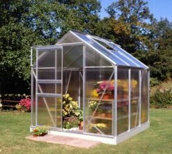 6’4 X 6'5 Halls Popular 66 Small Greenhouse (1.93 X 1.95m) -Halls || Lifetime || Keter Sales 1. popular 66 green base polycarb