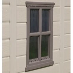 8' X 6' Keter Factor Plastic Garden Shed (2.57m X 1.82m) -Halls || Lifetime || Keter Sales 10 251531 8x6 keter factor feature5 min