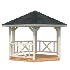 3.3x3.3m (11'x11') Palmako Betty Garden Pavilion - Luxury Gazebo -Halls || Lifetime || Keter Sales 103879 3 3 x 3 3m palmako betty pavilion cutout1 min