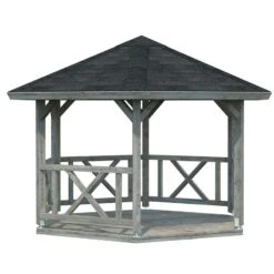 3.3x3.3m (11'x11') Palmako Betty Garden Pavilion - Luxury Gazebo -Halls || Lifetime || Keter Sales 103879 3 3 x 3 3m palmako betty pavilion cutout2 min