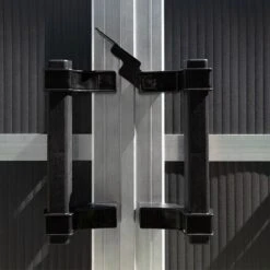 11' X 9' Palram Canopia Yukon Dark Grey Skylight Plastic Shed With WPC Floor (3.3m X 2.7m) 25 11' X 9' Palram Canopia Yukon Dark Grey Skylight Plastic Shed With WPC Floor (3.3m X 2.7m) -Halls || Lifetime || Keter Sales 10 705160 11x9 palram canopia yukon shed feature4 min