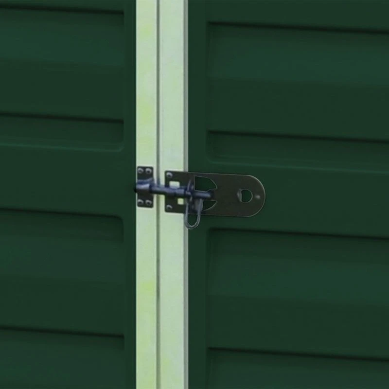 6' X 5' Palram Canopia Dark Green Skylight Plastic Shed (1.85m X 1.54m) 11 6' X 5' Palram Canopia Dark Green Skylight Plastic Shed (1.85m X 1.54m) - Image 11