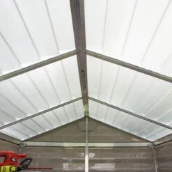 6' X 10' Palram Canopia Tan Skylight Plastic Shed (1.85m X 3m) -Halls || Lifetime || Keter Sales 10 707209hdbun 6x10 palram canopia tan skylight shed feature7 min