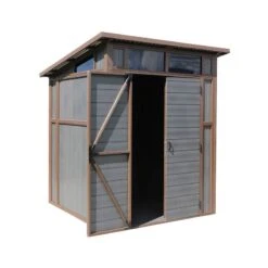 7’ X 7’ Mercia Premium Composite Pent Shed (2.03m X 2.08m) -Halls || Lifetime || Keter Sales 10 esdxl30pls027 mercia 7x7 composite shed render3 min