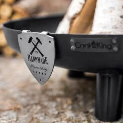 Cook King Bali Steel Fire Bowl - 60cm -Halls || Lifetime || Keter Sales 111230 cook king bali steel fire bowl 60cm close up2 min