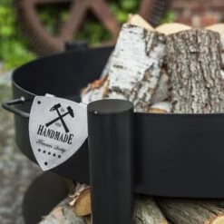 Cook King Montana Low Steel Fire Bowl And Logstore -Halls || Lifetime || Keter Sales 111248 montana fire bowl feature min