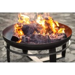Cook King Viking Steel Fire Bowl - 60cm -Halls || Lifetime || Keter Sales 111260 viking fire bowl feature5 min