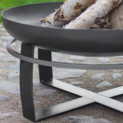 Cook King Viking Steel Fire Bowl - 100cm -Halls || Lifetime || Keter Sales 111263 viking fire bowl feature2 min 1